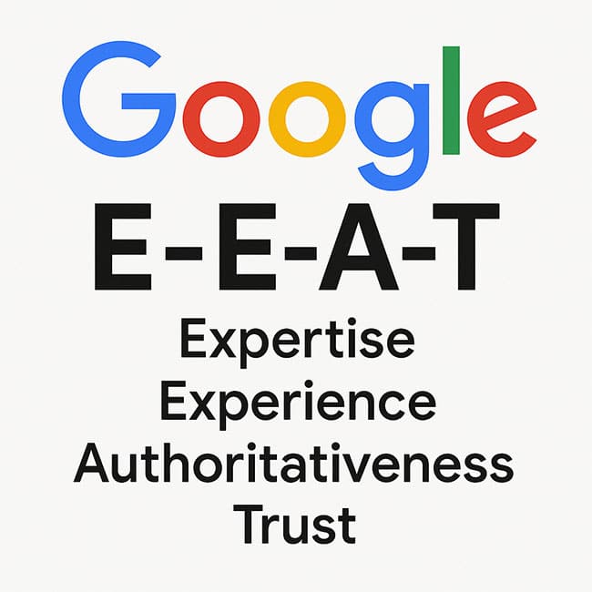 image of Google E-E-A-T for blog article
